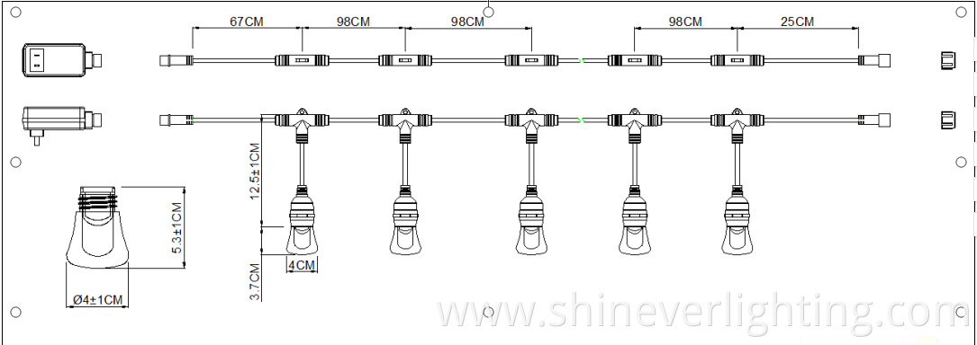 Outdoor Christmas String Light